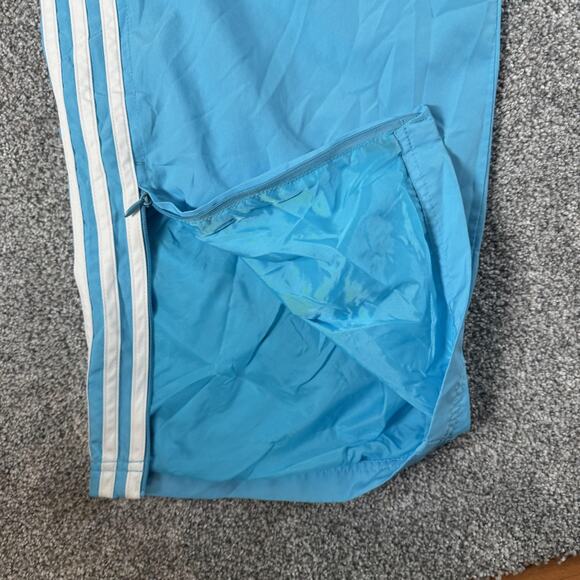 Y2K Adidas Track Pants XL Mesh Lined Drawstring Retro Sporty Spice Pop Princess - Picture 6 of 14